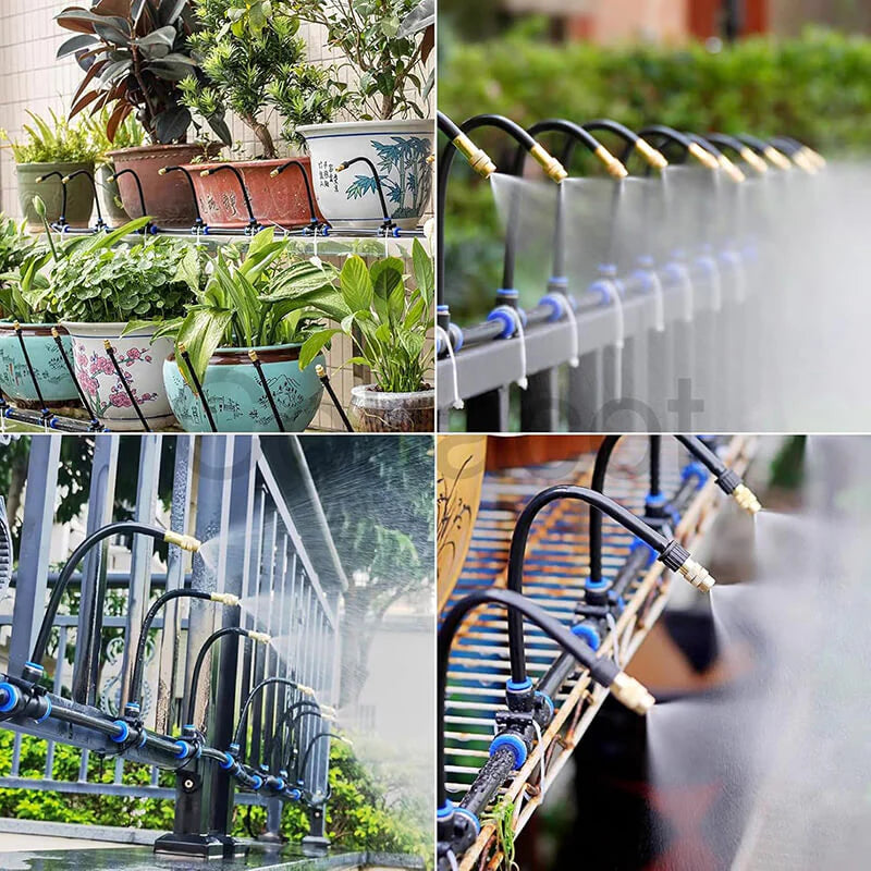 Drip Irrigation Kit with 360° Flexible Hose