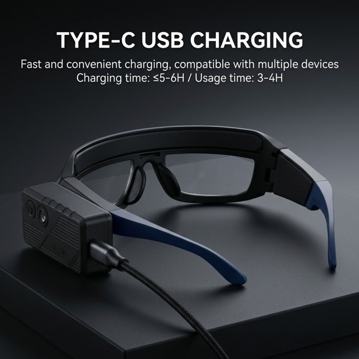 VIKTOOLS Hands-Free LED Light Glasses