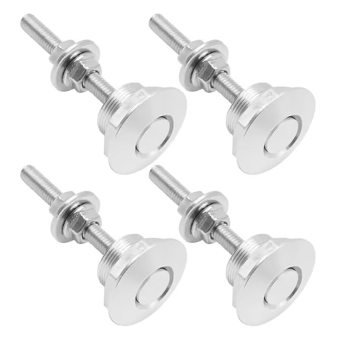 4-Pack Universal Aluminum Quick-Release Lock Latches