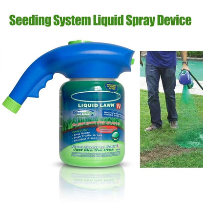 Liquid Seeding Grass Lawn Green Spray System