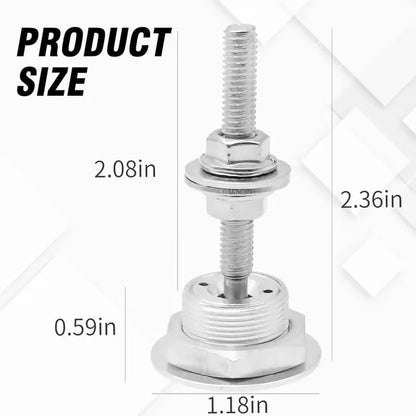 4-Pack Universal Aluminum Quick-Release Lock Latches